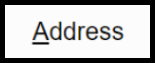 address button