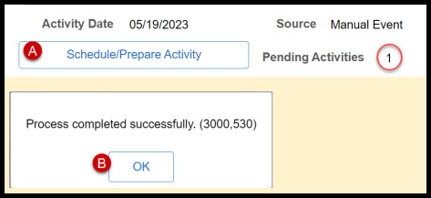 activity prepared page