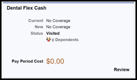 Dental flex cash tile