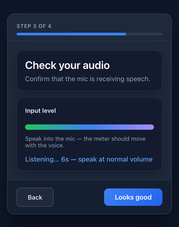 Run Input Quality Check button